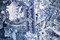 1 Yard Blue Renaissance Print Stretch Velvet Fabric for Dancewear Leggings Costumes Streetwear (36" x 60") Inches Wide